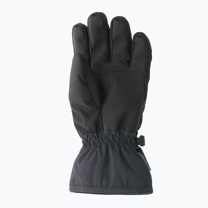 Children's ski gloves 4F grey-black 4FJAW22AFGLM038 7