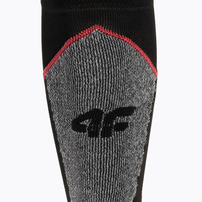 Men's ski socks 4F black 4FAW22UFSOM031 4