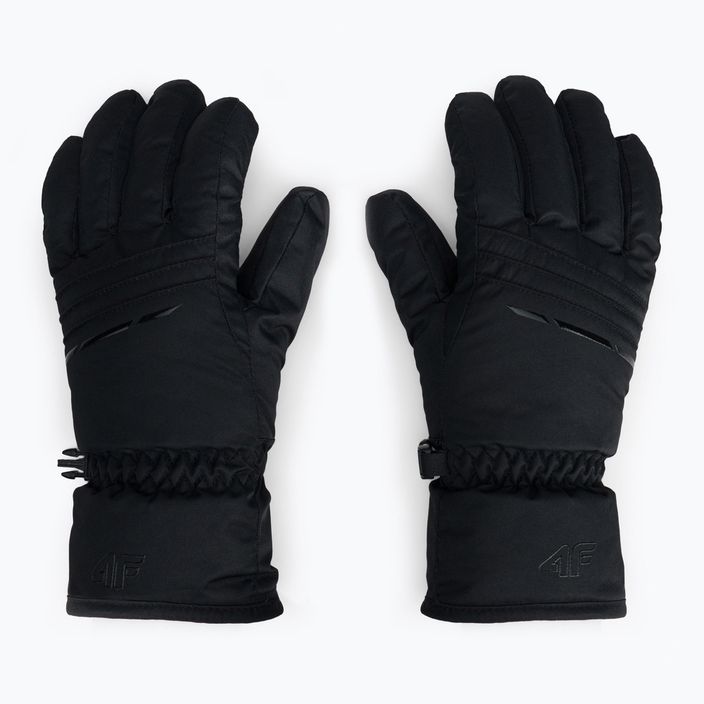 Women's ski gloves 4F black H4Z22-RED002 3