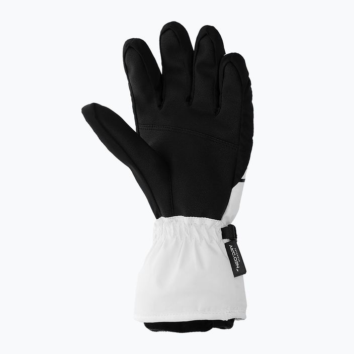 Women's ski gloves 4F white H4Z22-RED002 7