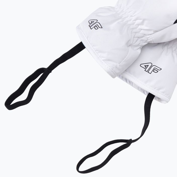 Women's ski gloves 4F white H4Z22-RED002 5