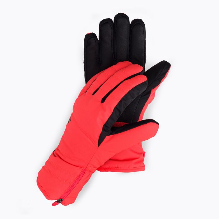 Women's ski gloves 4F red H4Z22-RED003