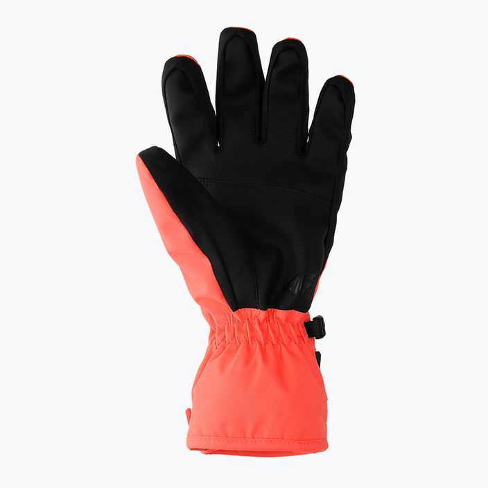 Women's ski gloves 4F red H4Z22-RED003 8
