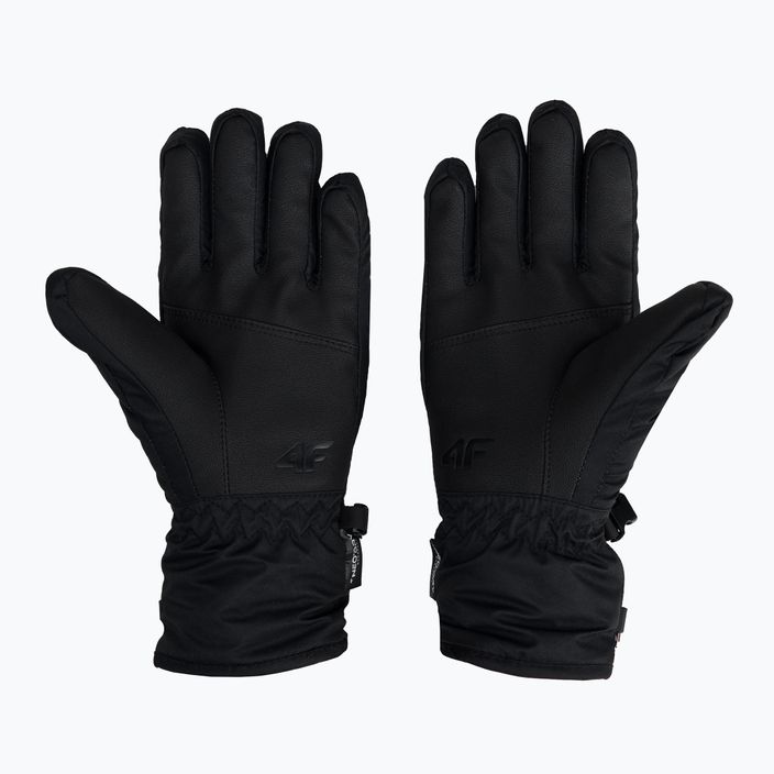 Women's ski gloves 4F black H4Z22-RED003 2