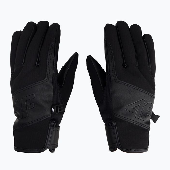 Men's ski gloves 4F black H4Z22-REM004 3