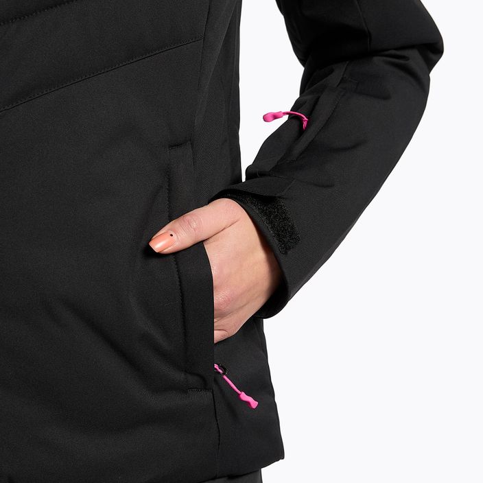 Women's ski jacket 4F black H4Z21-KUDN003 9