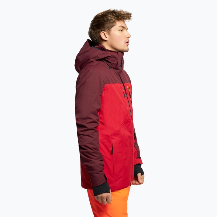 Men's ski jacket 4F red H4Z21-KUMN014 3