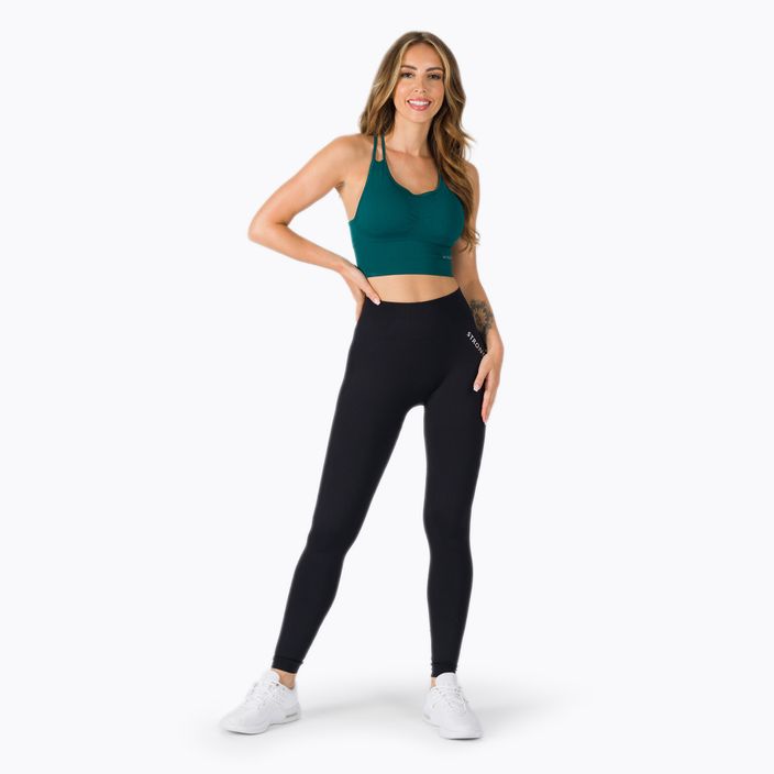 Women's seamless leggings STRONG POINT Shape & Comfort Push Up black 1135 2