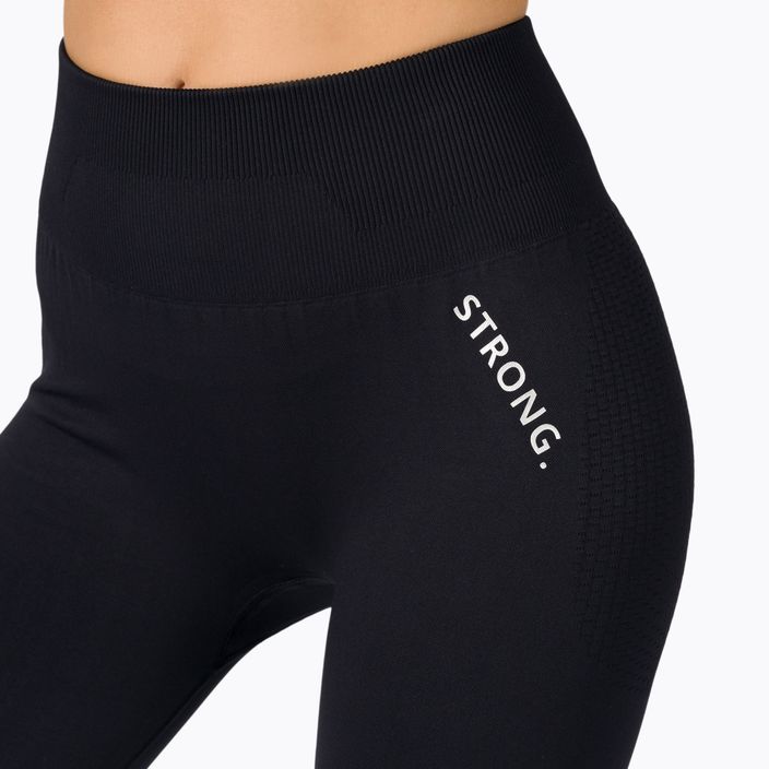 Women's seamless leggings STRONG POINT Shape & Comfort Push Up black 1135 4