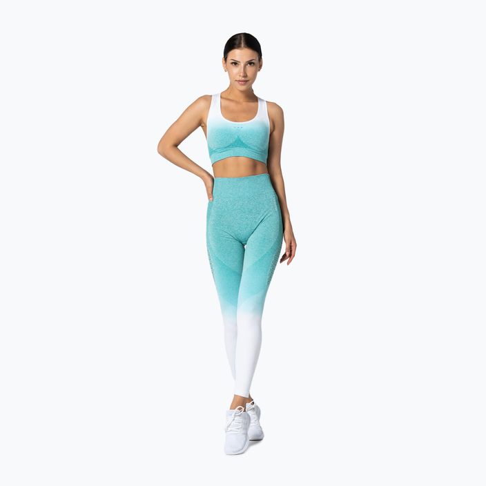 Women's Carpatree Phase Seamless leggings blue and white CP-PSL-TW 4