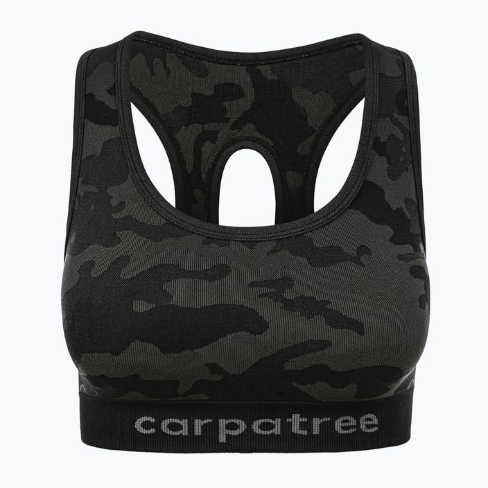 Carpatree Camo Seamless green fitness bra 5