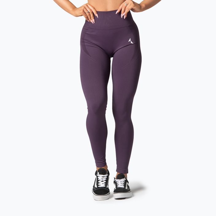 Women's workout leggings Carpatree Arcade Seamless purple/navy cosmos