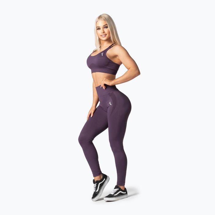 Women's workout leggings Carpatree Arcade Seamless purple/navy cosmos 3