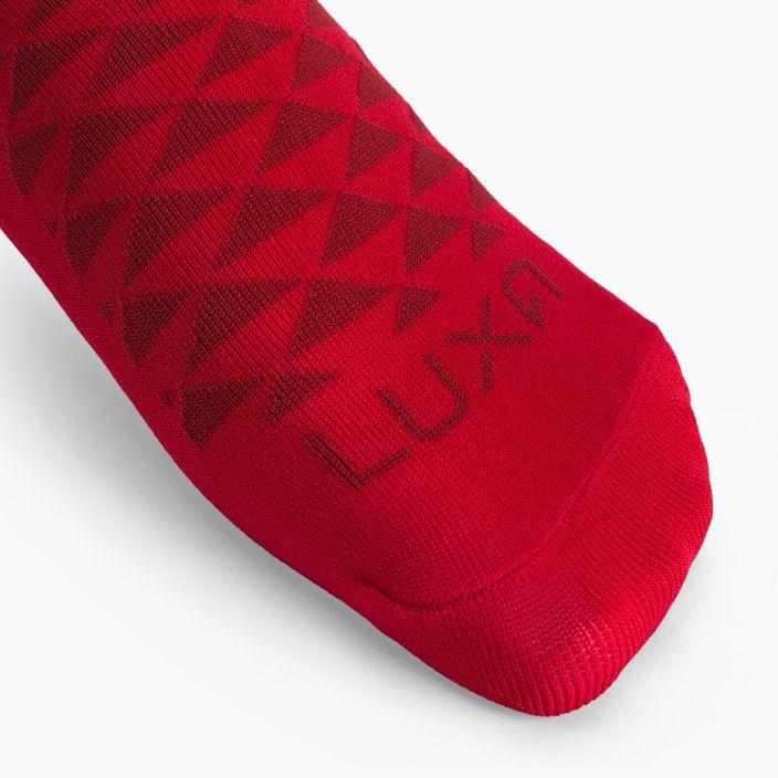 Luxa Asymmetric cycling socks red LUHE19SAMRS 4