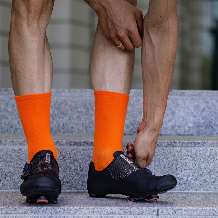 Luxa Classic cycling socks orange LUHE21SCOS 5