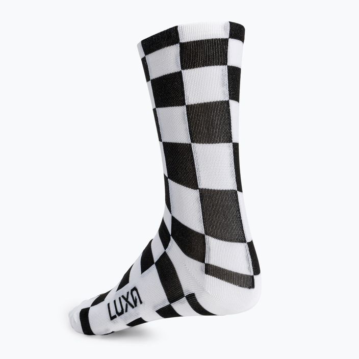Luxa Squares cycling socks black and white LUHE21SSQS 3