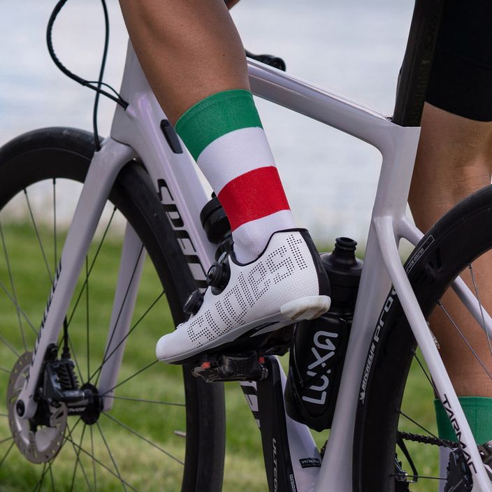 Luxa Flag cycling socks white LAM21SIFS 5