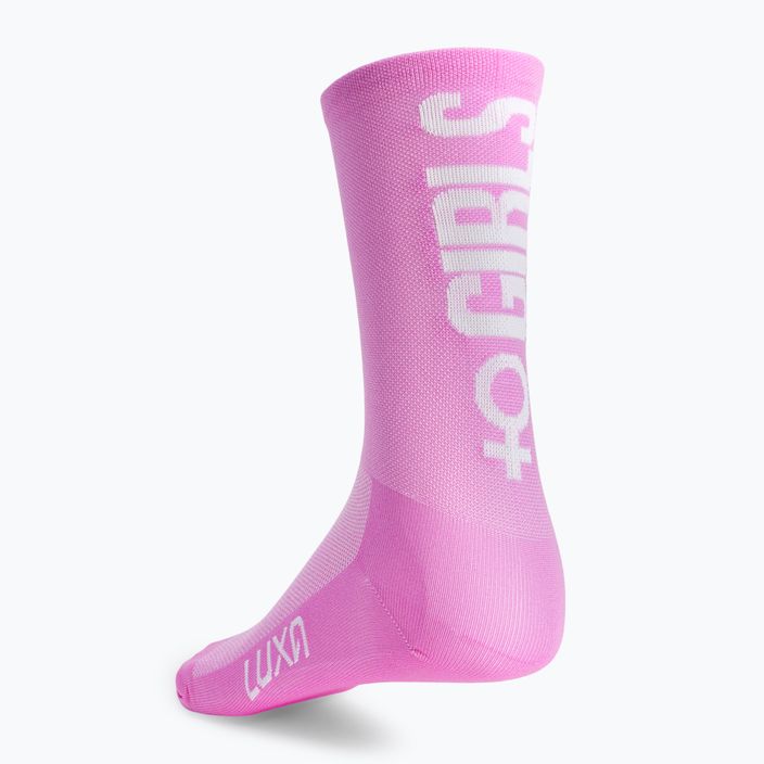 Luxa Girls Power women's cycling socks pink LAM21SGPL1S 4