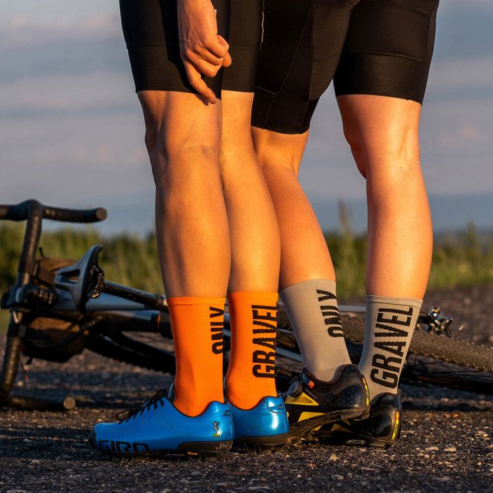 Luxa Only Gravel grey cycling socks LAM21SOGG1S 8