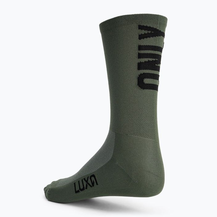 Luxa Only Gravel green cycling socks LAM21SOGK1S 4