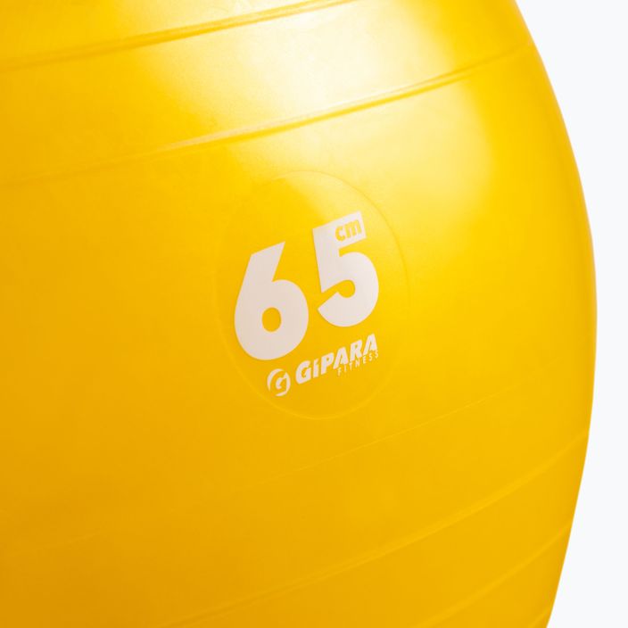 Gipara Fitness gymnastics ball yellow 3999 65 cm 2