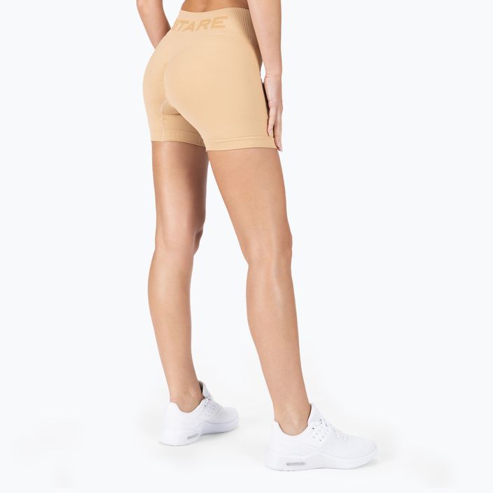 Women's training shorts MITARE Push Up Sunny beige K115 3
