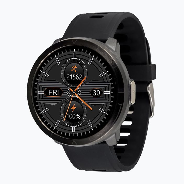 Watchmark WM18 black silicone watch 4