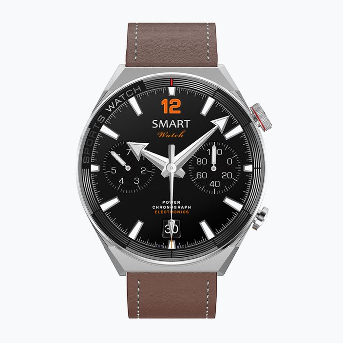 Watchmark Maverick silver/brown watch 3