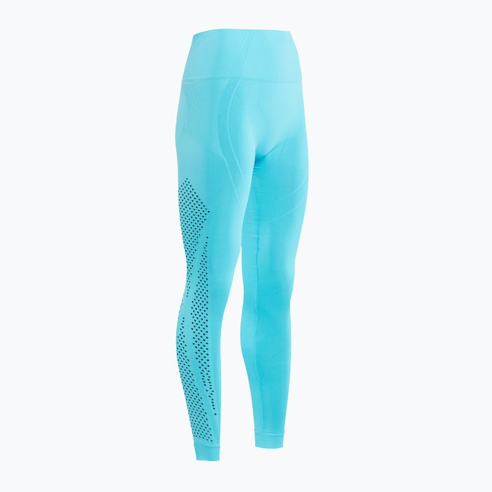 Women's training leggings 2skin Power Seamless Turquoise blue 2S-60513 3