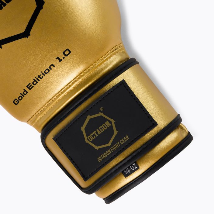 Octagon Gold Edition 1.0 gold boxing gloves 5