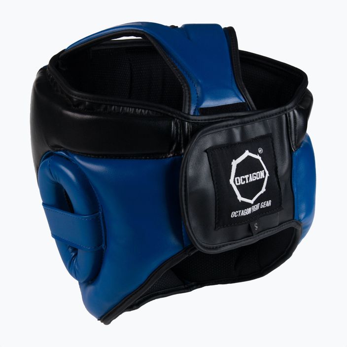 Octagon Plain blue boxing helmet 3