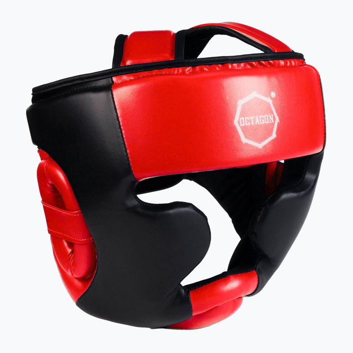 Octagon Plain red boxing helmet