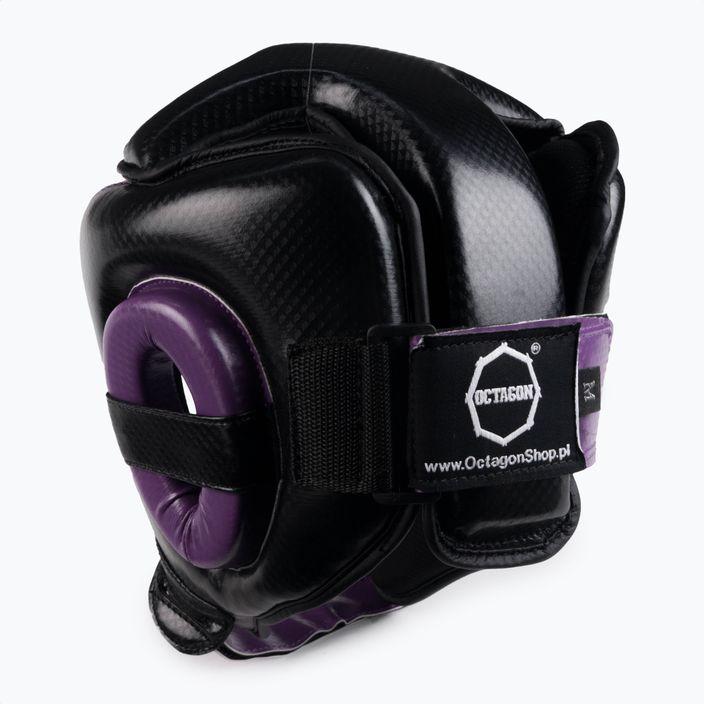 Octagon Plain purple children's boxing helmet 3