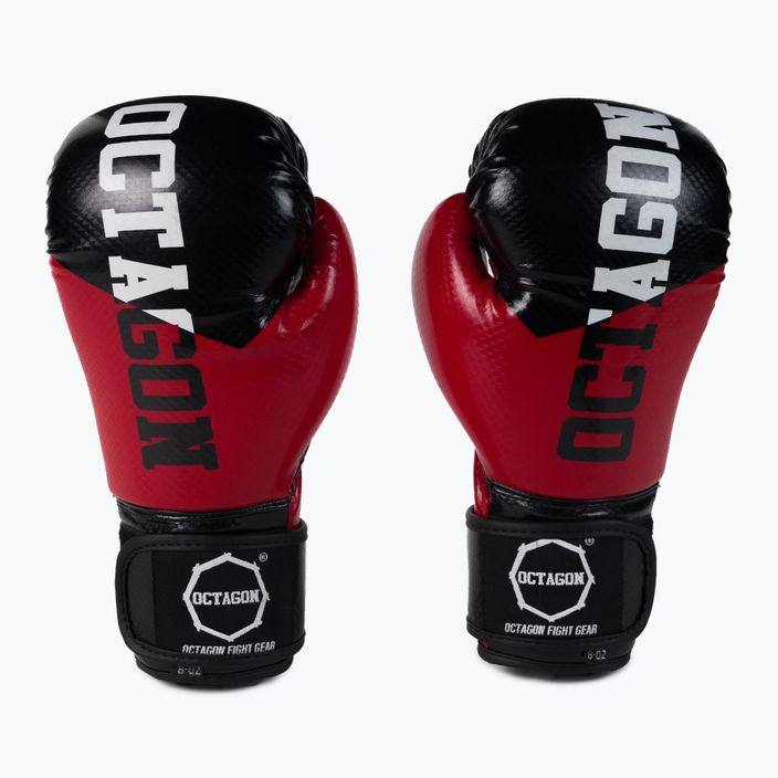 Octagon Carbon red children's boxing gloves
