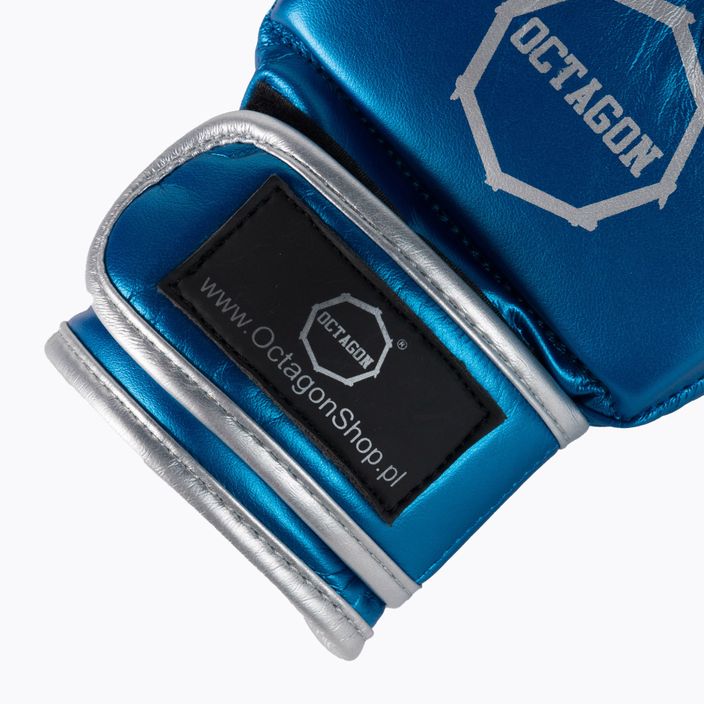 Octagon MMA grappling gloves blue 5