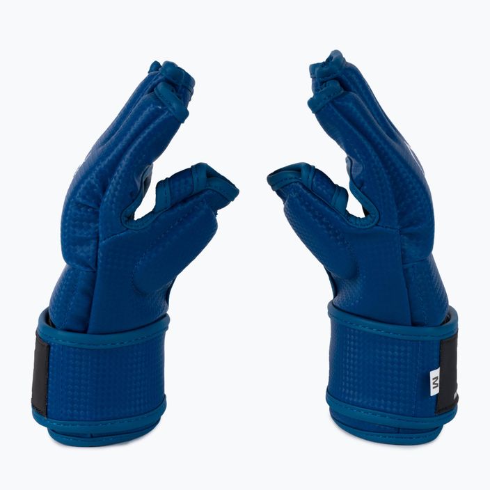 Octagon Kevlar MMA grappling gloves blue 4