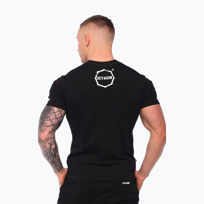 Octagon Smash Logo men's t-shirt black 2