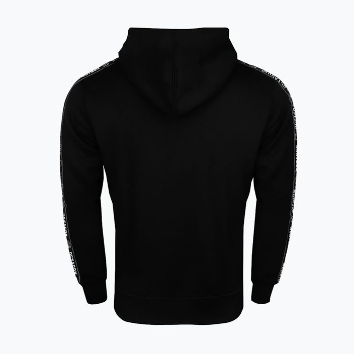 Men's Octagon Stripe hoodie black 3