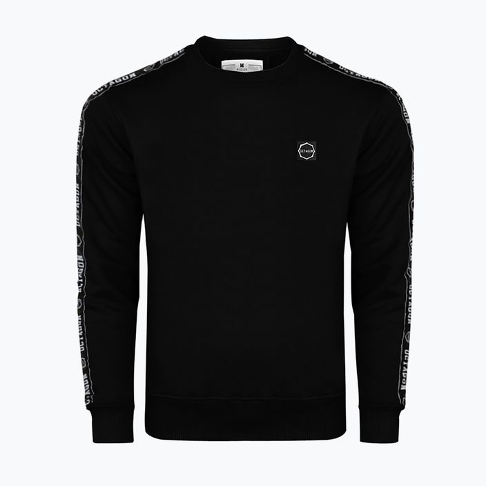 Men's Octagon Stripe sweatshirt black