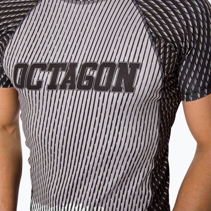 Octagon men's rashguard Enspace short sleeve grey 4
