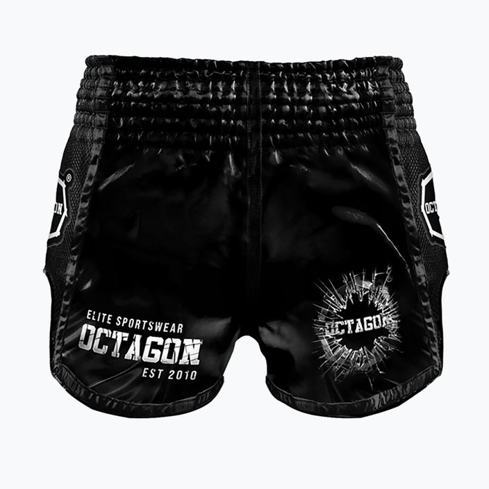 Octagon Crushed 2 Muay Thai men's training shorts black 3