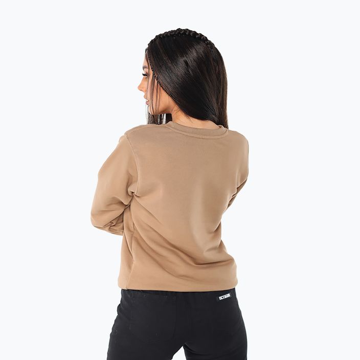 Women's hoodless sweatshirt Octagon Little brown 2