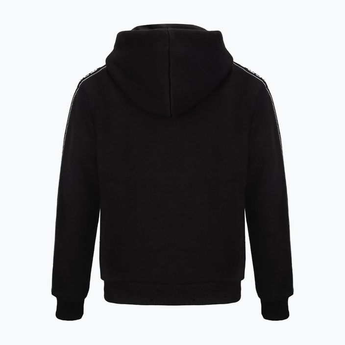 Men's Octagon Stripe hooded sweatshirt black 3