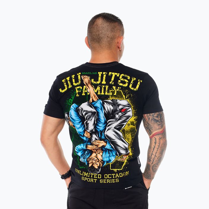 Octagon Jiu Jitsu Family men's t-shirt black 2