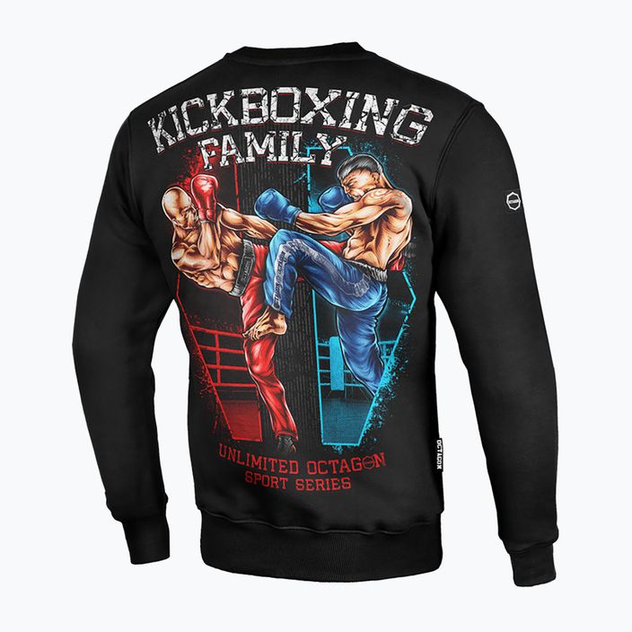 Octagon Kickboxing Family men's sweatshirt black 2