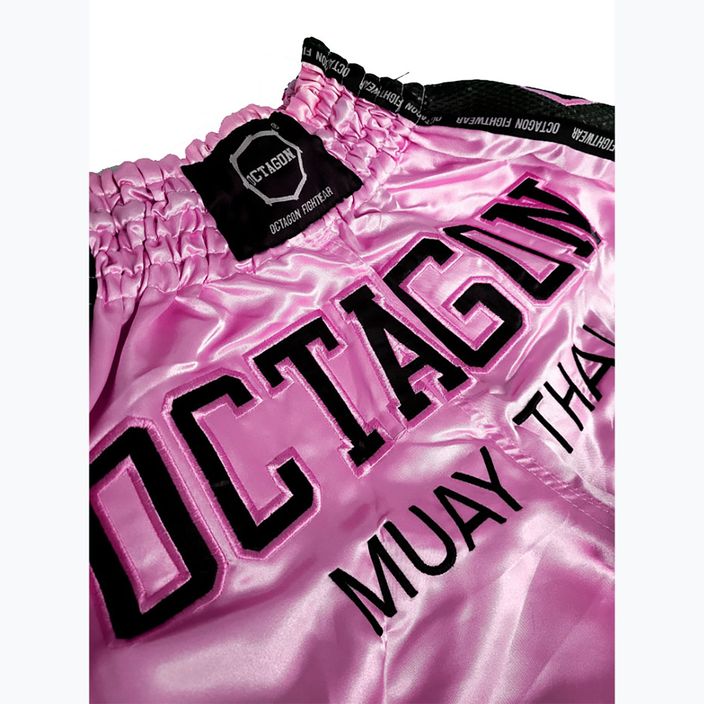 Men's Octagon Muay Thai training shorts pink 2