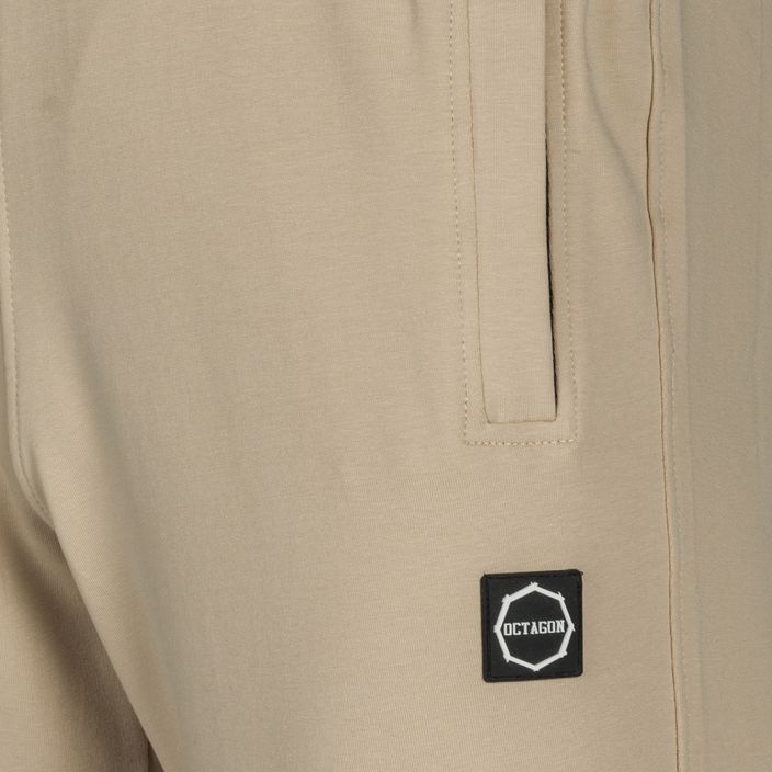 Men's Octagon Light Small Logo trousers beige 3