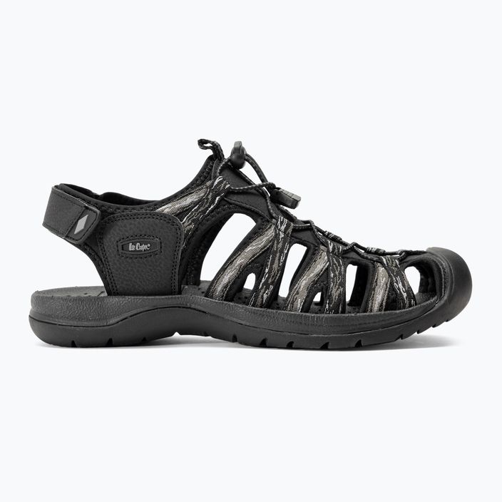 Lee Cooper men's sandals LCW-24-03-2312 black/grey 2