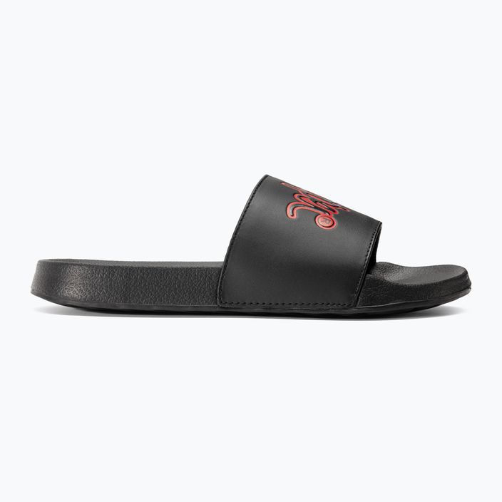 Lee Cooper men's slides LCW-24-42-2484 black/red 2