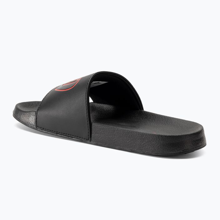 Lee Cooper men's slides LCW-24-42-2484 black/red 3